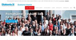 Desktop Screenshot of diakonievsetin.cz