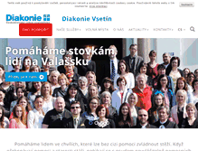 Tablet Screenshot of diakonievsetin.cz